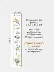 Ростомер наклейка на стену, мебель и обои