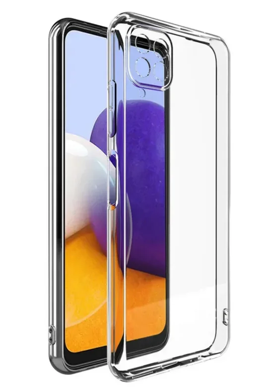 Чехол силиконовый прозрачный на Samsung A03/A12/A22/A32/A50/S20