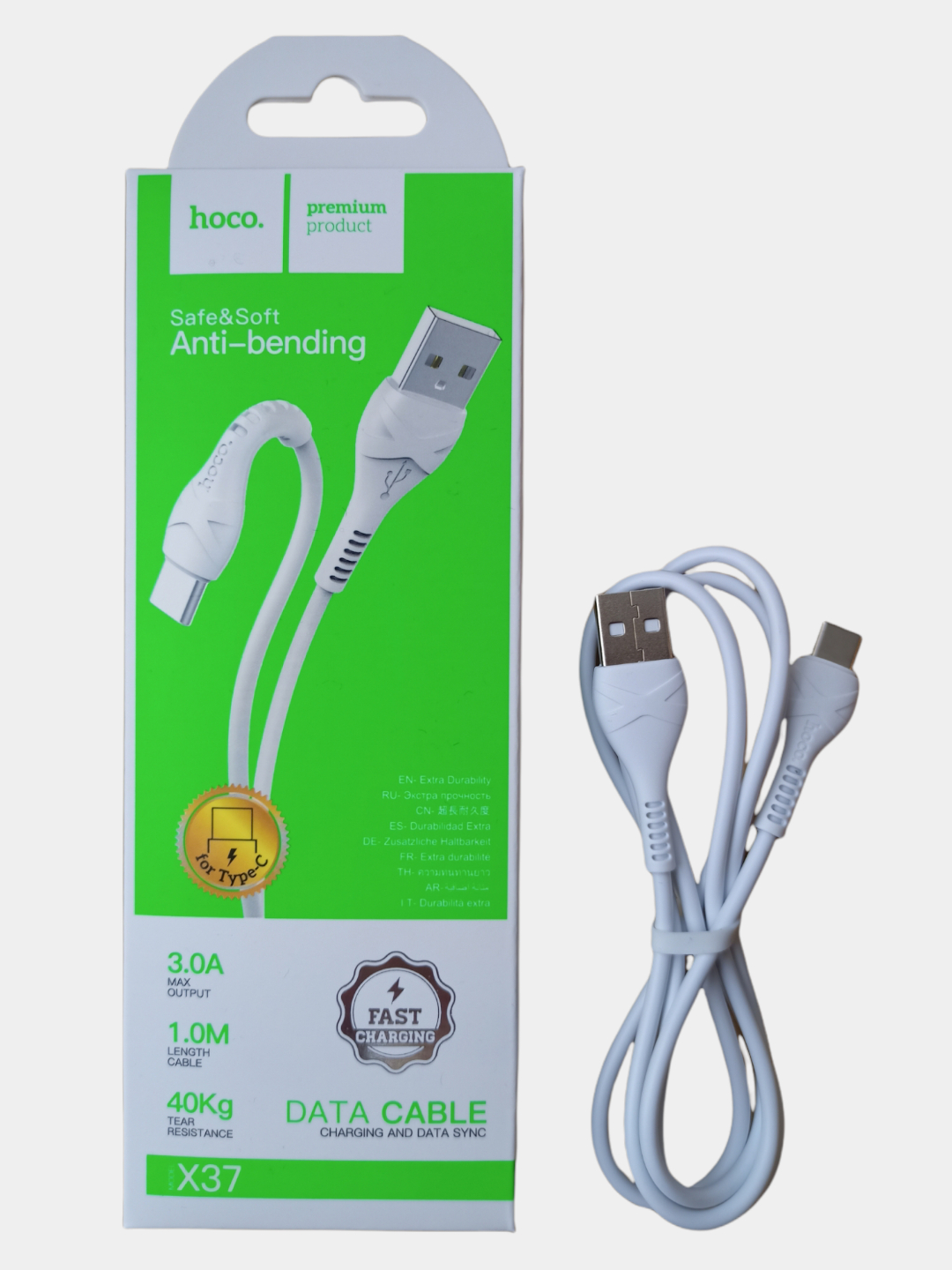 Кабель зарядный Hoco x37 Micro USB, Lightning (iPhone), Type-C, быстрая  зарядка 2.4A купить по цене 209 ₽ в интернет-магазине Магнит Маркет