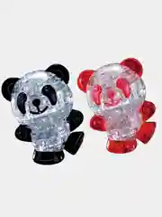 Красный панда со светом 3D Crystal Blocks Puzzle
