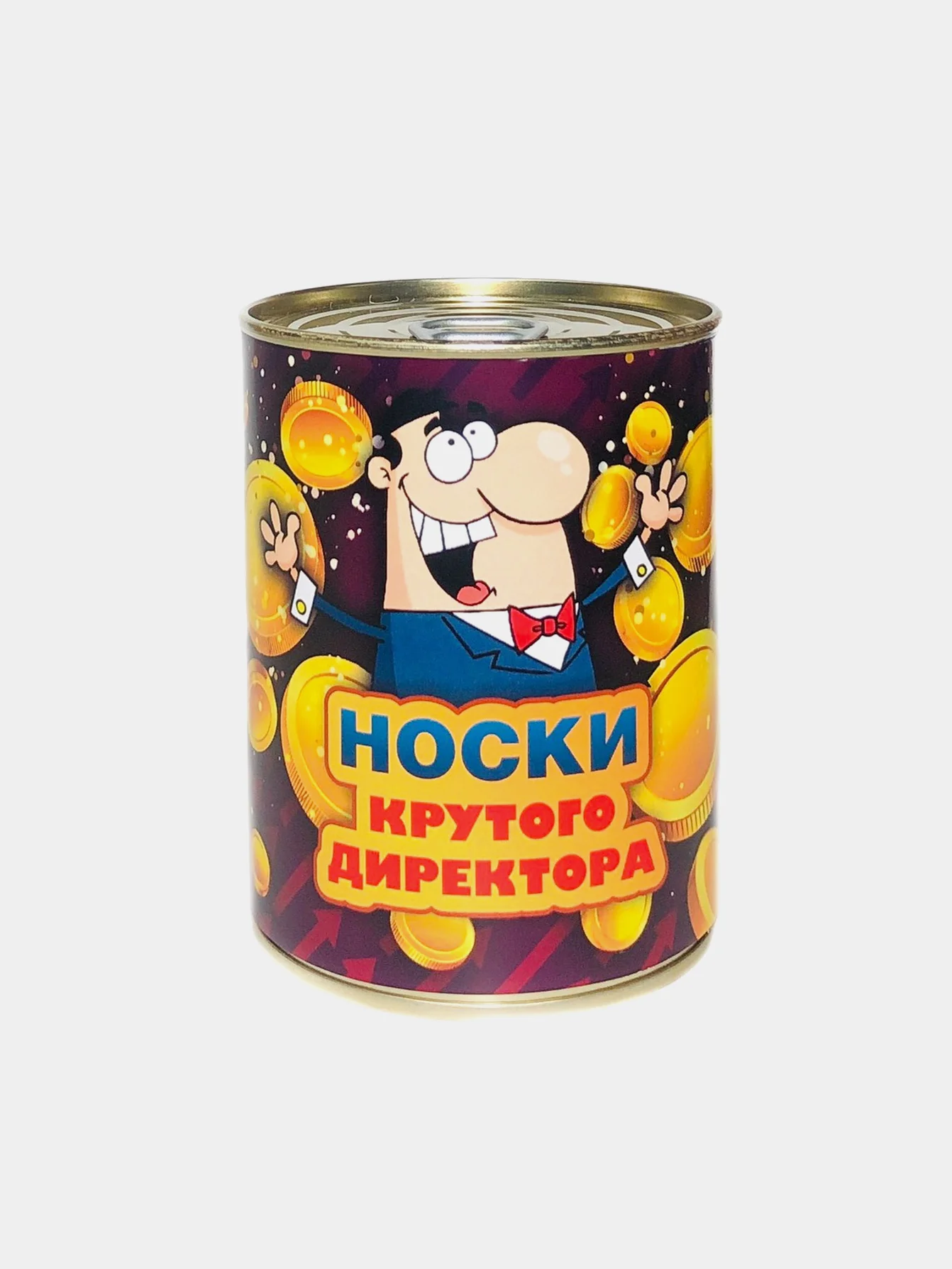 Золотой мужские носки в банке, 14 видов
