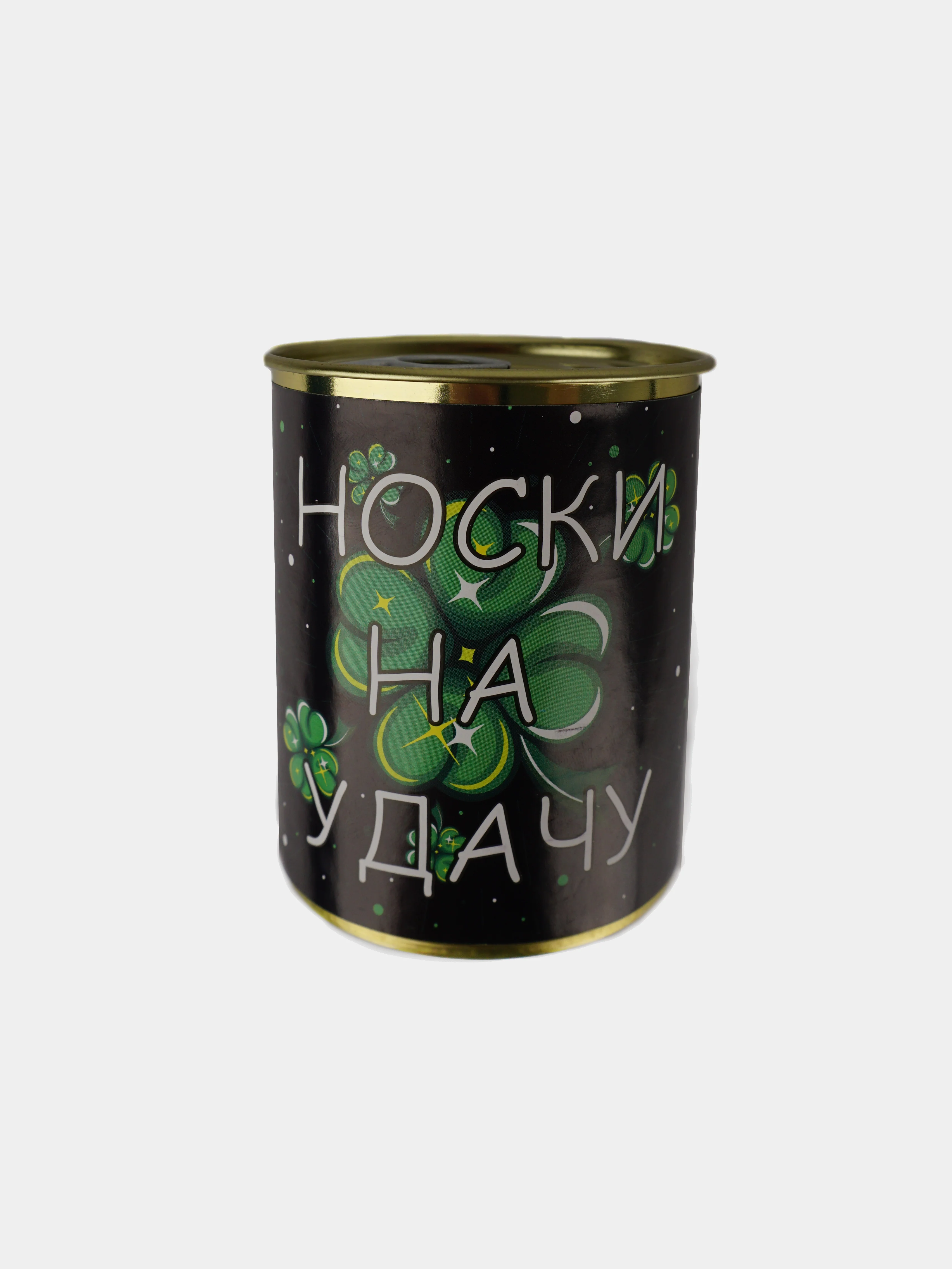 Тёмно-зелёный мужские носки в банке, 14 видов