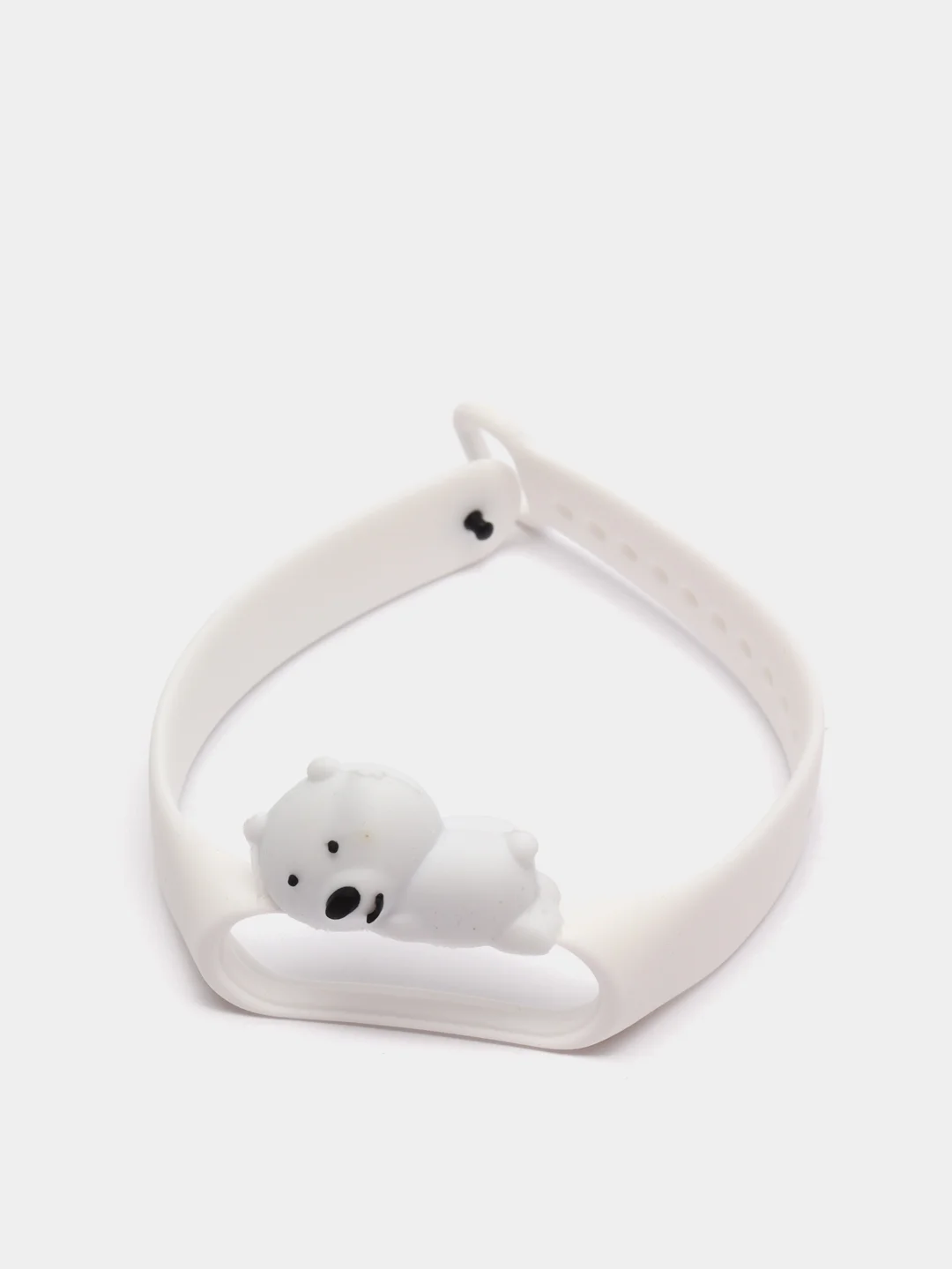 Рыжий силиконовый ремешок Xiaomi Mi Band 3 и Band 4 "Мультяшки"