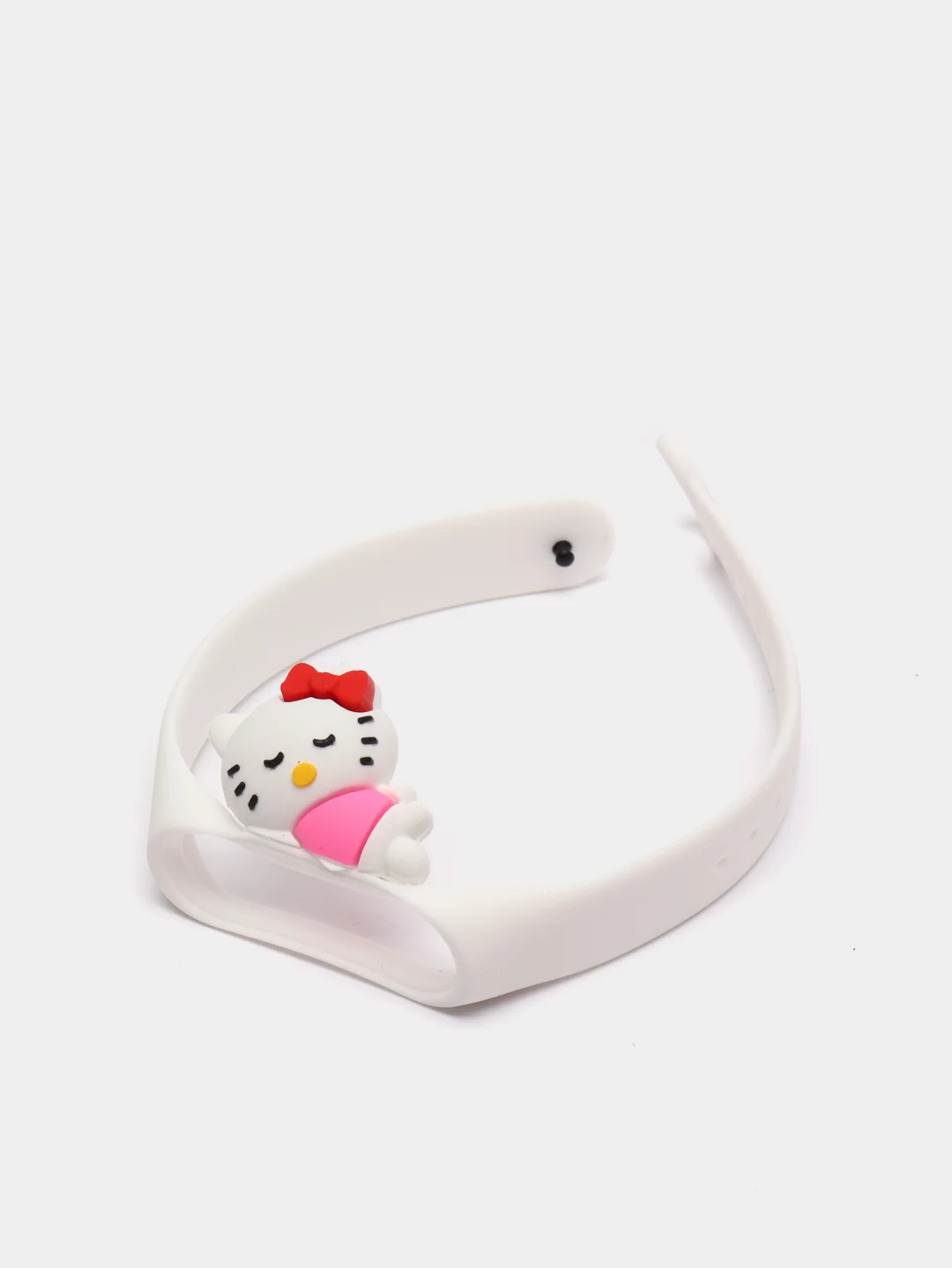 Хаки силиконовый ремешок Xiaomi Mi Band 3 и Band 4 "Мультяшки"