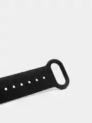 Черный силиконовый ремешок Xiaomi Mi Band 3 и Band 4 "Мультяшки"