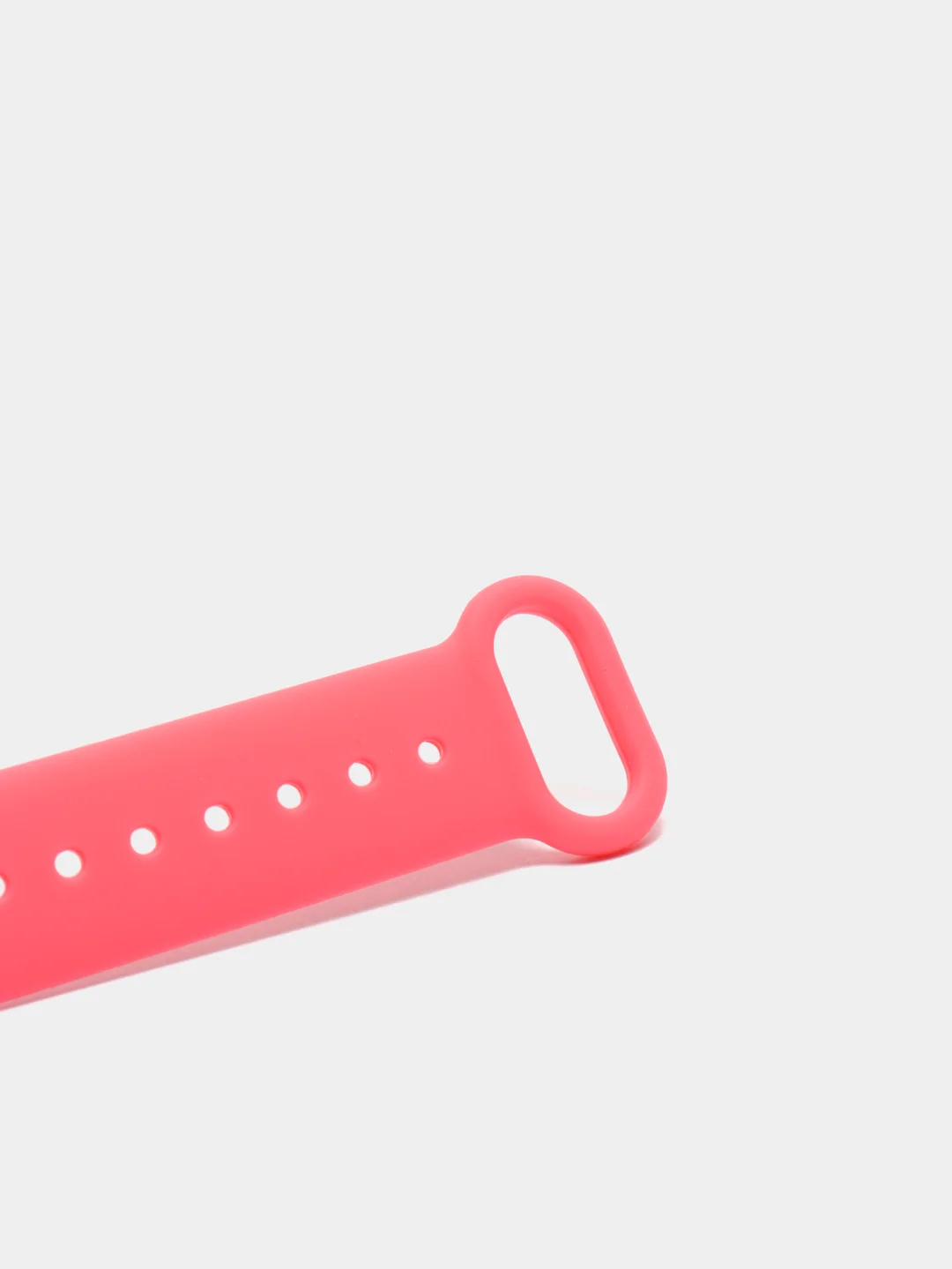Розовый силиконовый ремешок Xiaomi Mi Band 3 и Band 4 "Мультяшки"