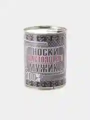 Серый мужские носки в банке, 14 видов