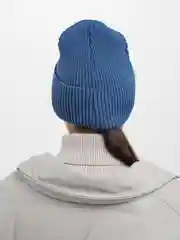 Шапка бини голубой цвет