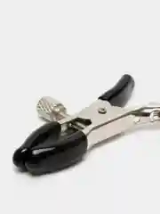 Черный зажимы для сосков, прищепки 2 шт БДСМ BDSM