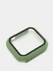 Лайм бампер,накладка с защитным стеклом для Apple Watch 3/4/5/6/SE/7/8/9