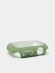 Лайм бампер,накладка с защитным стеклом для Apple Watch 3/4/5/6/SE/7/8/9