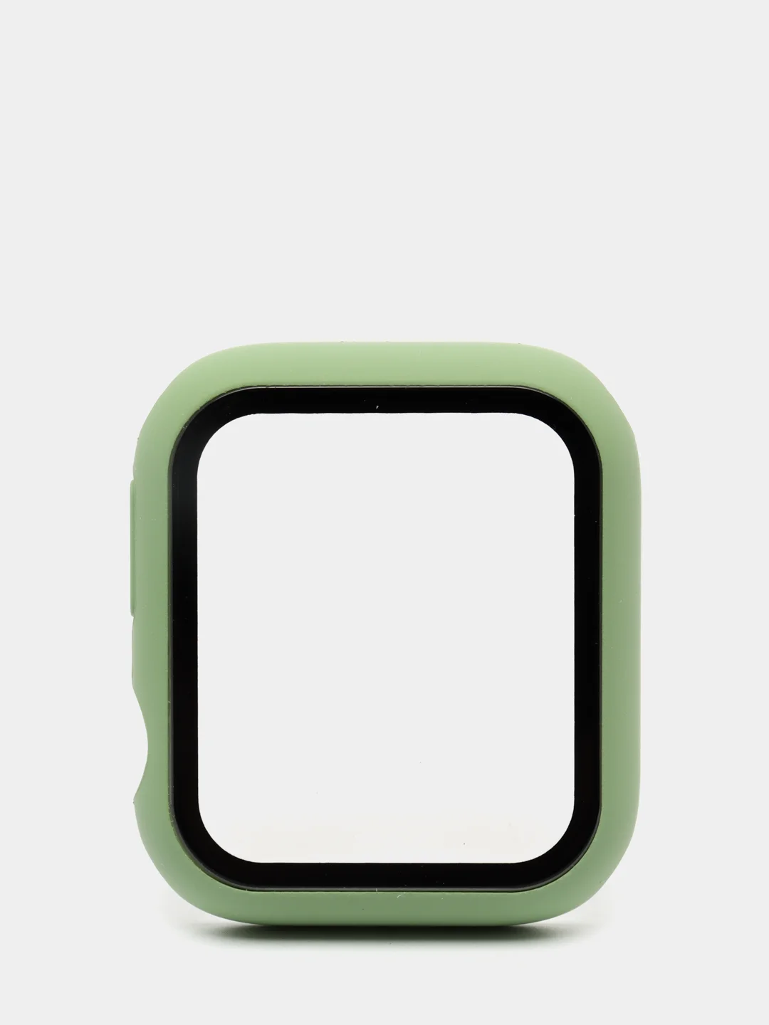 Лайм бампер,накладка с защитным стеклом для Apple Watch 3/4/5/6/SE/7/8/9