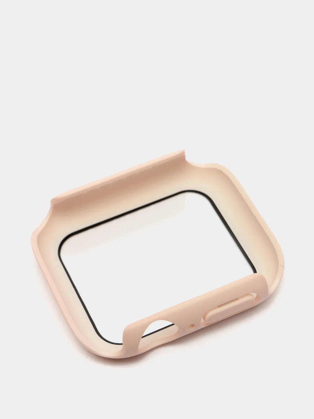 Пудровый бампер,накладка с защитным стеклом для Apple Watch 3/4/5/6/SE/7/8/9