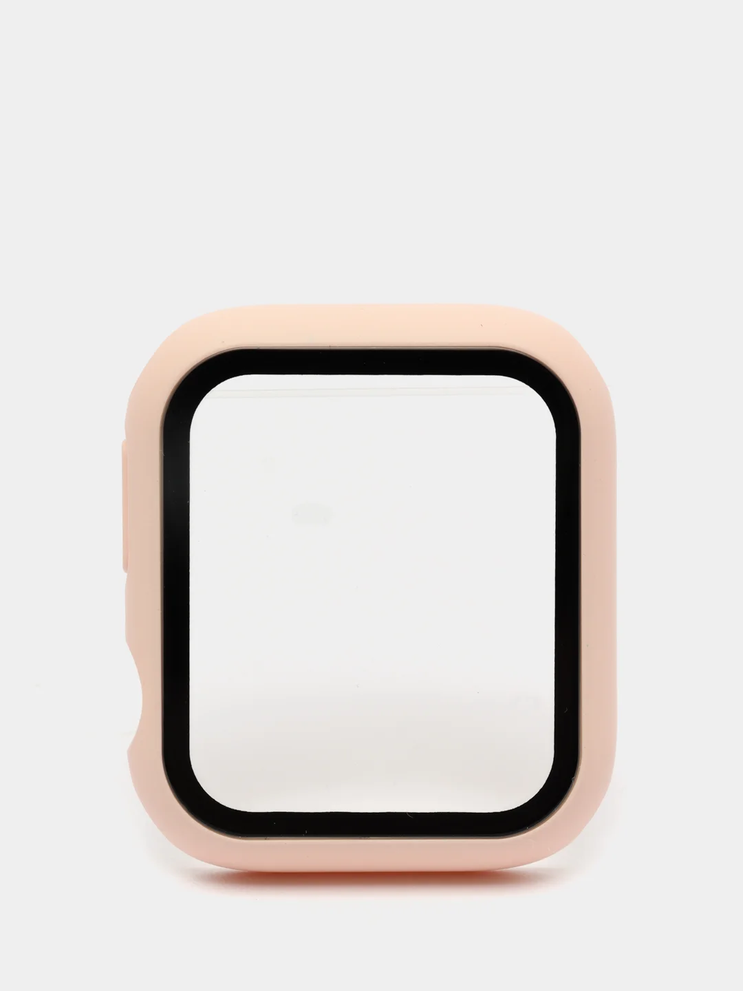 Пудровый бампер,накладка с защитным стеклом для Apple Watch 3/4/5/6/SE/7/8/9