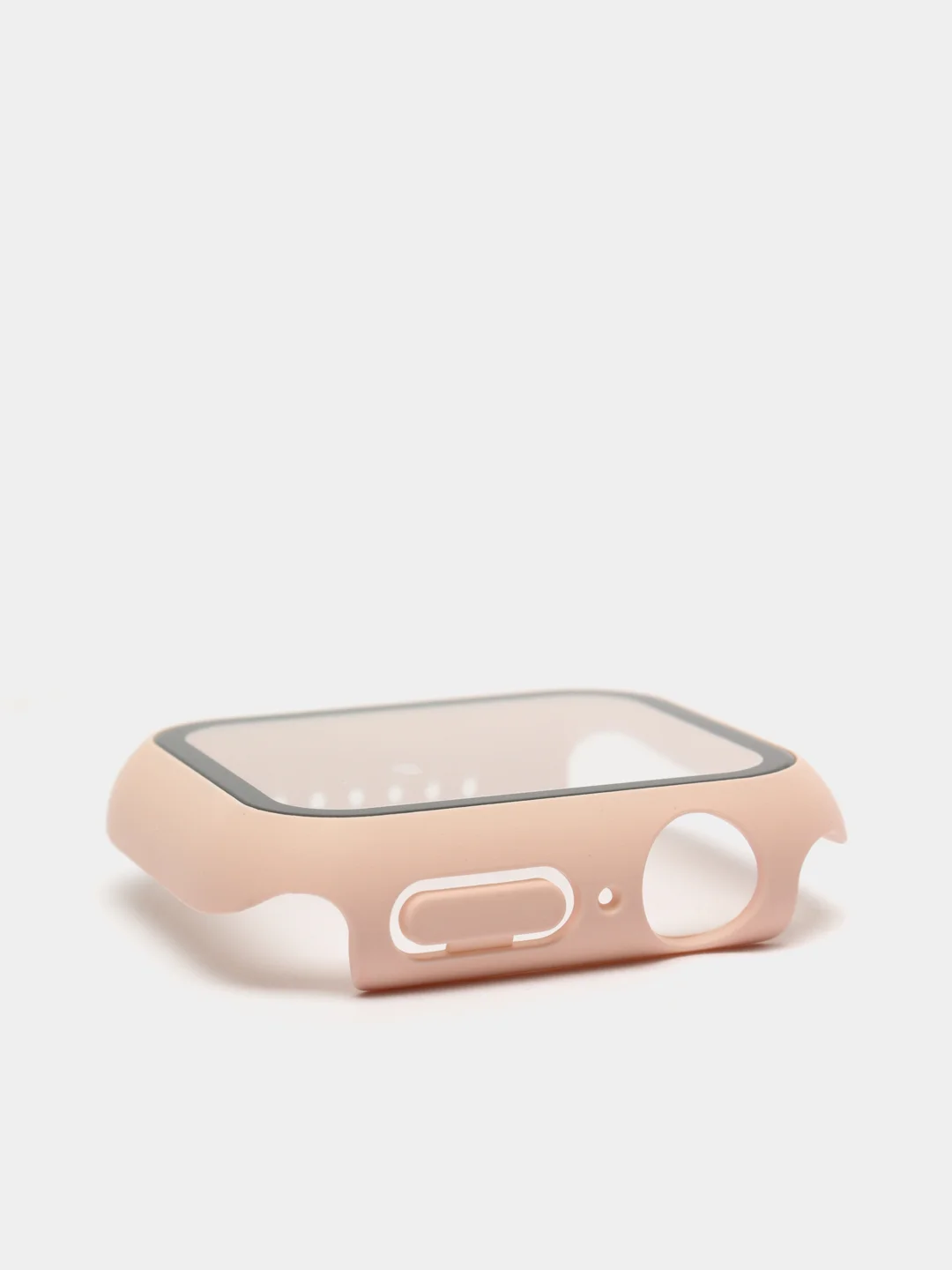 Пудровый бампер,накладка с защитным стеклом для Apple Watch 3/4/5/6/SE/7/8/9