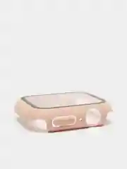 Пудровый бампер,накладка с защитным стеклом для Apple Watch 3/4/5/6/SE/7/8/9