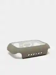 Хаки бампер,накладка с защитным стеклом для Apple Watch 3/4/5/6/SE/7/8/9
