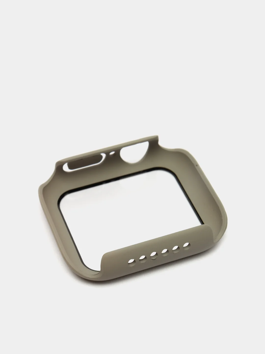 Хаки бампер,накладка с защитным стеклом для Apple Watch 3/4/5/6/SE/7/8/9
