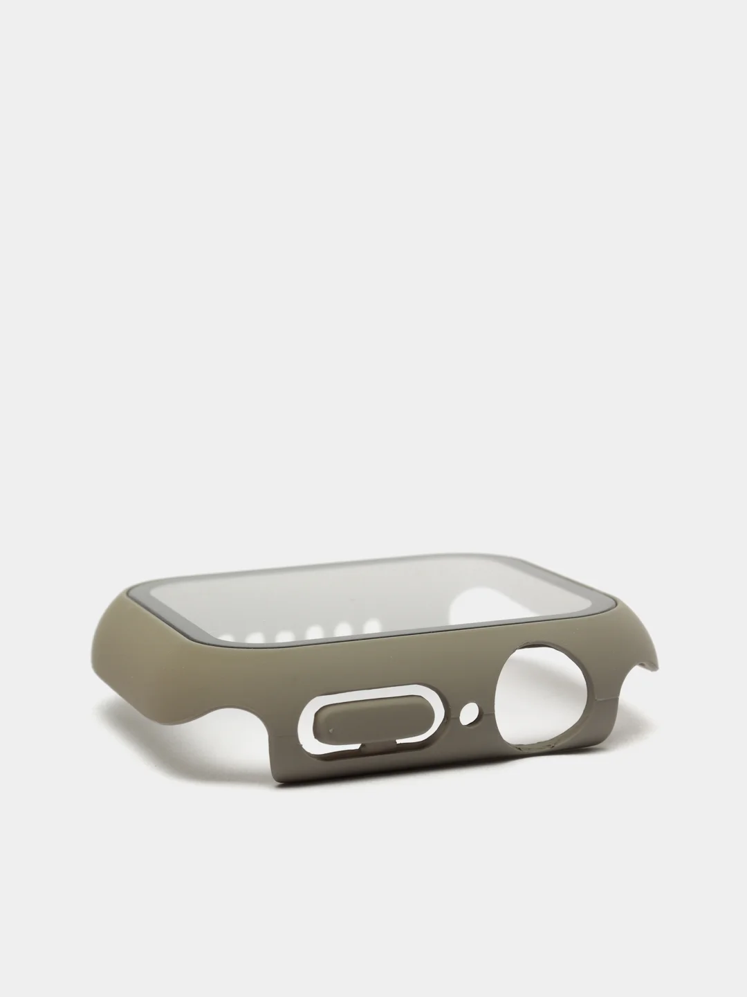 Хаки бампер,накладка с защитным стеклом для Apple Watch 3/4/5/6/SE/7/8/9