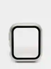 Серый металлик бампер,накладка с защитным стеклом для Apple Watch 3/4/5/6/SE/7/8/9