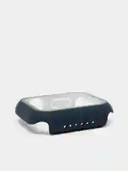 Индиго бампер,накладка с защитным стеклом для Apple Watch 3/4/5/6/SE/7/8/9
