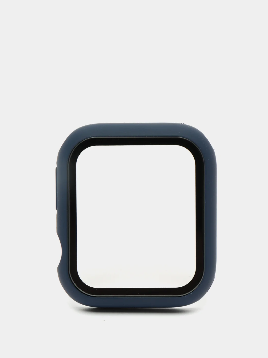 Индиго бампер,накладка с защитным стеклом для Apple Watch 3/4/5/6/SE/7/8/9