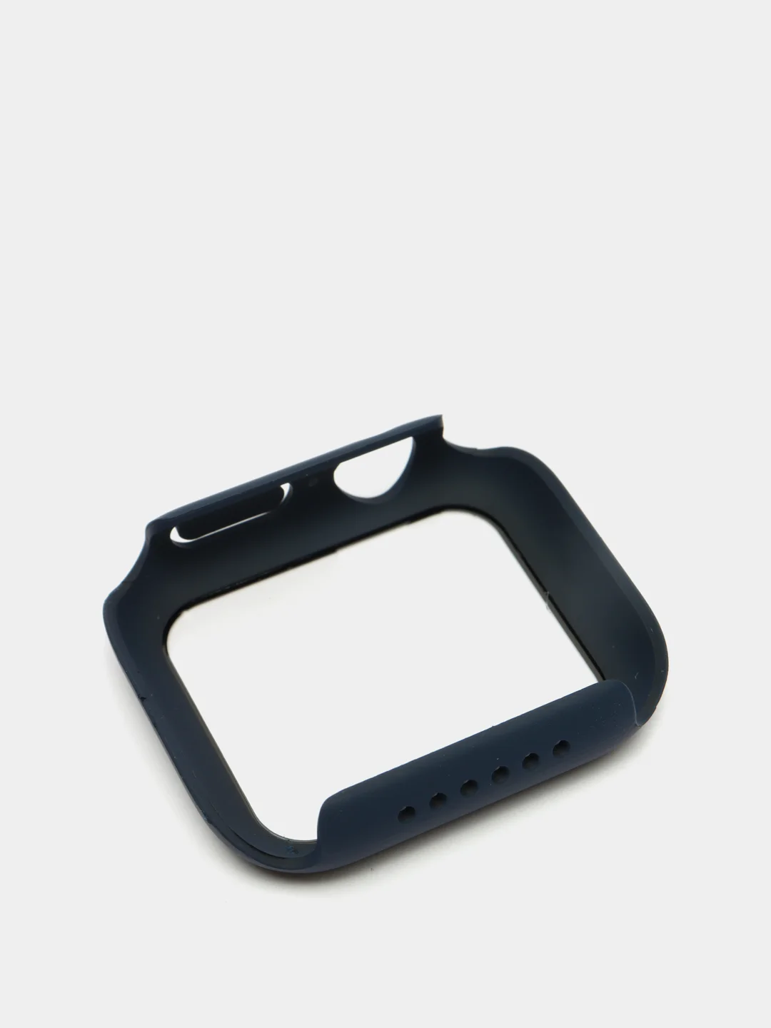 Индиго бампер,накладка с защитным стеклом для Apple Watch 3/4/5/6/SE/7/8/9