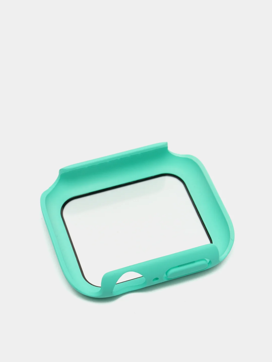 Бирюзовый бампер,накладка с защитным стеклом для Apple Watch 3/4/5/6/SE/7/8/9