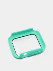 Бирюзовый бампер,накладка с защитным стеклом для Apple Watch 3/4/5/6/SE/7/8/9