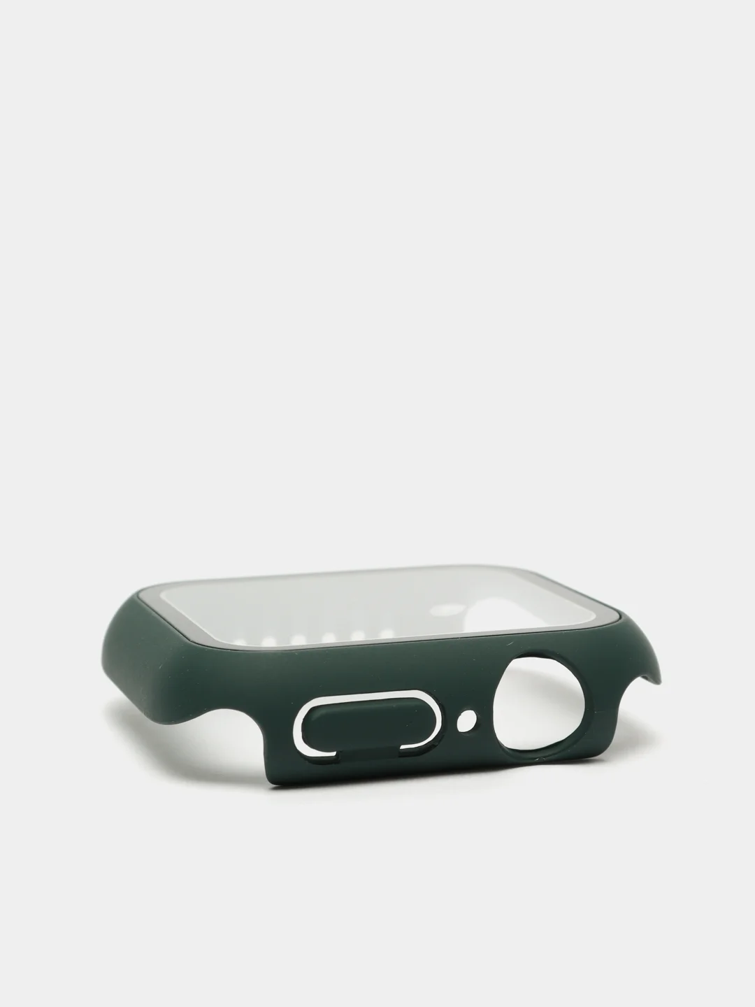 Тёмно-зелёный бампер,накладка с защитным стеклом для Apple Watch 3/4/5/6/SE/7/8/9