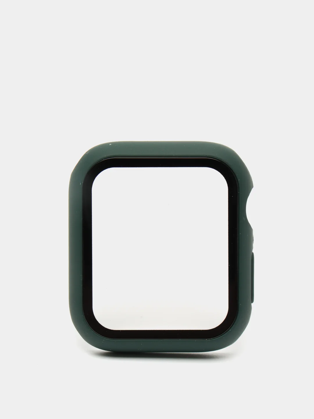Тёмно-зелёный бампер,накладка с защитным стеклом для Apple Watch 3/4/5/6/SE/7/8/9