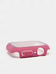 Тёмно-розовый бампер,накладка с защитным стеклом для Apple Watch 3/4/5/6/SE/7/8/9