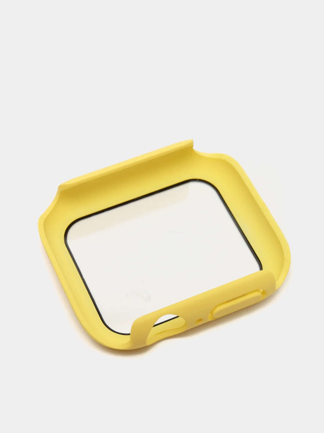 Желтый бампер,накладка с защитным стеклом для Apple Watch 3/4/5/6/SE/7/8/9