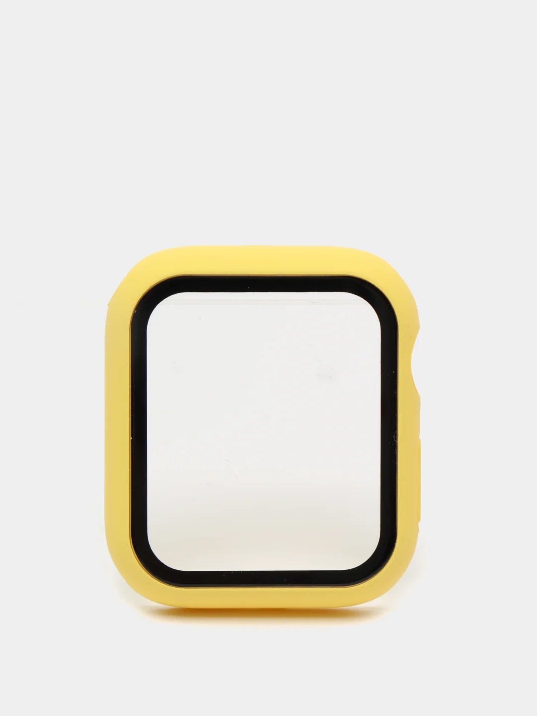 Желтый бампер,накладка с защитным стеклом для Apple Watch 3/4/5/6/SE/7/8/9