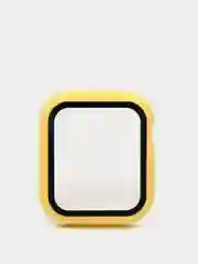Желтый бампер,накладка с защитным стеклом для Apple Watch 3/4/5/6/SE/7/8/9