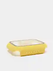 Желтый бампер,накладка с защитным стеклом для Apple Watch 3/4/5/6/SE/7/8/9