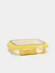 Желтый бампер,накладка с защитным стеклом для Apple Watch 3/4/5/6/SE/7/8/9