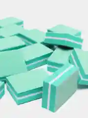 Белый мини баф для ногтей 100/180 50 шт
