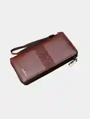 Коричневый кошелек мужской Baellerry, со съемным ремешком