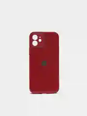 Бордовый чехол для iPhone Xr/ 11/ 12/ mini/ Pro/ ProMax, силиконовый со стеклянной панелью