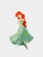 Аппликация из страз 3D "Ариэль"