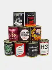 Мужские носки в банке, 14 видов