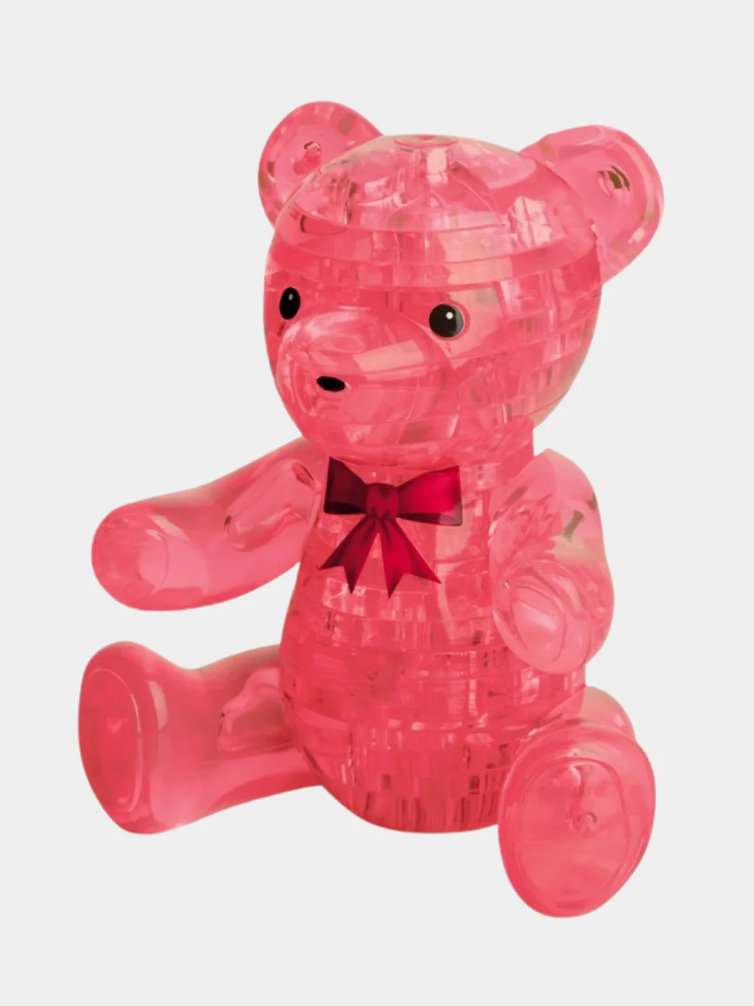 Розовый медвежонок 3D Crystal Blocks Puzzle (3D Пазл Магический кристал / Головоломка 3D puzzle)