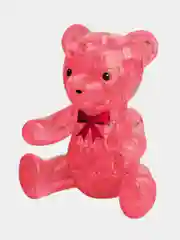 Розовый медвежонок 3D Crystal Blocks Puzzle (3D Пазл Магический кристал / Головоломка 3D puzzle)
