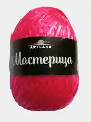 Алый пряжа Мастерица Хозяюшка Рукодельница нить для вязания мочалок 100% полипропилен 50 г