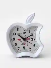 Белый часы настольные, кварцевые