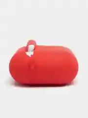Красный силиконовый чехол для Apple AirPods 3 поколения 2021 (с карабином)