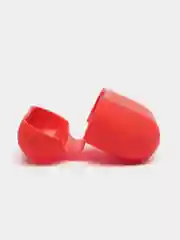Красный силиконовый чехол для Apple AirPods 3 поколения 2021 (с карабином)