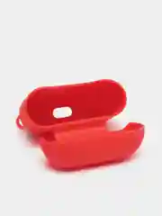 Красный силиконовый чехол для Apple AirPods 3 поколения 2021 (с карабином)