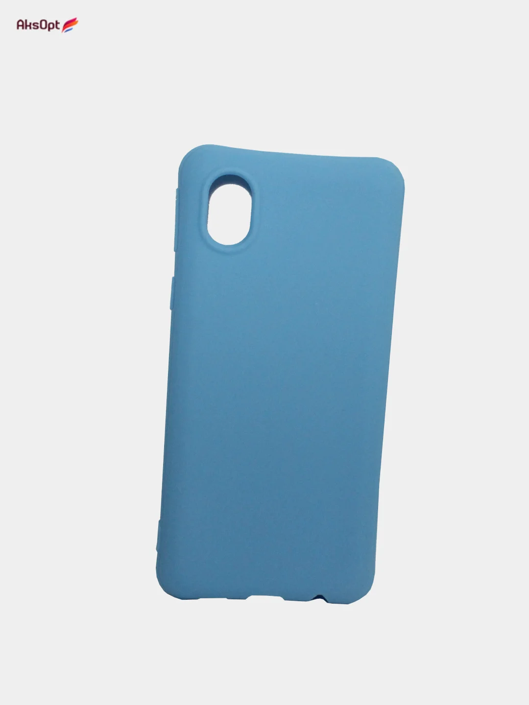 Голубой силиконовый матовый чехол для Honor 8A/8S/9S/9A/30/30S/20S/P40